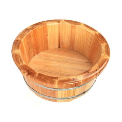 BABYCE Foot Bath Soak Foot Soaking Tub,Foot Wash Basin for Foot Bath,Foot Spa Bucket,Natural Fir Wood Foot Soaking Barrel Bucket Foot Spa Household Wash Ba