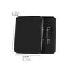 AMONG Manicure Kit Manicure Set, Nail Clippers, 3 PCS Pedicure Kit, Stainless Steel Case Men's and Women's Steel Nail Set for Home (Black) Nail Clippers Kit view 2
