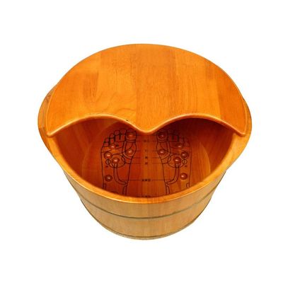 BABYCE Foot Bath Soak Foot Basin for Foot Bath,Soak,or DetoxFoot Soak Bucket Made of Solid Wood,Foot Spa for Adults,Large Foot Soak Tub Foot Spa Household Wash Ba