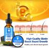 Beard Growth Oil & Beard Balm - Beard Growth Kit with 2X Concentration Biotin for Men, Natural Ingredients with Argan Oil, Jojoba Oil and Vitamin (Sandalwood) view 3
