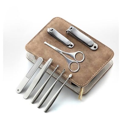 AMONG Manicure Kit Fingernail Clipper Kit Nail Clipper Set Gift 8-Piece Needle-Nose Pliers Stainless Steel Suitable for Men and Women Travel Home Nail Clippers Kit (Color : B)