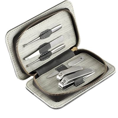 AMONG Manicure Kit Stainless Steel Thick Nail Clippers Manicure and Pedicure Set for Men and Women Travel Manicure Kit Indoor and Outdoor Portable Nail Clippers Kit (Size : 6 Pieces)