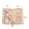 AMONG Manicure Kit Travel Manicure Sett 9-Piece Personal Care Portable Nail Set with Built-in Nail File for Men and Women Home Nail Clippers and Tweezers Set Nail Clippers Kit view 2