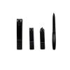 AMONG Manicure Kit Mini Personal Care Set Portable Nail Clippers 3 Pieces Built in Nail File Black Travel Ladies Men Nail Clippers Kit view 2