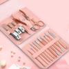 AMONG Manicure Kit Nail Clipper Set 16-in-1 Renovation Manicure Tool Set Beauty Care Set Suitable for Family Outdoor Travel Best Gift Nail Clippers Kit (Color : B) view 3