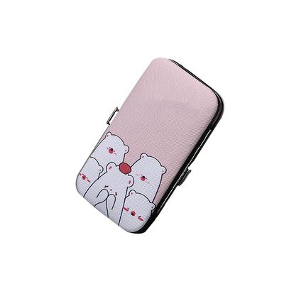 AMONG Manicure Kit Beauty Manicure Nail File Nail Clipper Tool Ladies Portable Personal Care Set 7 Pieces Traveling Nail Clippers Kit (Color : Pink)