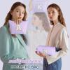 YOOLIFE Makeup Travel Bag Makeup Pouch - Initial Travel Makeup Bag Cosmetic Bag Birthday Gift Wedding Gifts Cute Bridesmaid Gifts Friend Birthday Gifts for Women Her Gifts for Teenage Girls W view 2