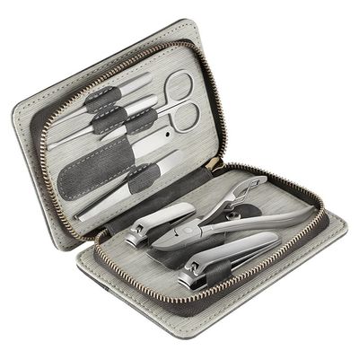 AMONG Manicure Kit Stainless Steel Thick Nail Clippers Manicure and Pedicure Set for Men and Women Travel Manicure Kit Indoor and Outdoor Portable Nail Clippers Kit (Size : 8 Pieces)