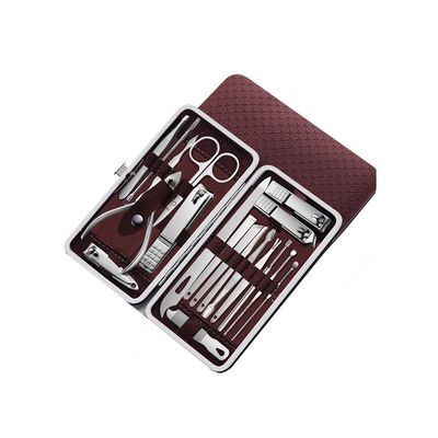 AMONG Manicure Kit Nail Set Personal Care Set Professional Pedicure Set Beauty for Boys and Girls Friends Family Set 19 Piece Nail Clipper Set Nail Clippers Kit (Color : B)
