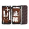 AMONG Manicure Kit Set Nail Scissors Set Professional Men Women Grooming Set Stainless Steel Portable Travel Home Personal Care 13PCS Nail Clippers Kit view 1