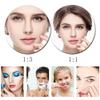 8 Inch Bathroom Mirror Wall Mounted, USB Rechargeable Makeup Mirror 3X Magnification Shaving Mirror 180 Swivel Vanity Mirror LED Lighted Wall Mounted Mirrors Square Cosmetic Mirror view 3