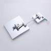 8 Inch Bathroom Mirror Wall Mounted, USB Rechargeable Makeup Mirror 3X Magnification Shaving Mirror 180 Swivel Vanity Mirror LED Lighted Wall Mounted Mirrors Square Cosmetic Mirror view 4
