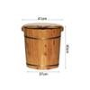 BABYCE Foot Bath Soak Sauna Wooden Bucket,Relax Pedicure Foot Bath,Foot and Leg Spa for Adults,Foot Massage Spa for Home Foot Spa Household Wash Ba view 4