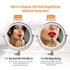 ZADIKO 8'' Bathroom Mirrors Wall Mounted Makeup Mirror,Upgrade Auto Off LED Shaving Mirror 1X/5X Magnifying Double Sided 360Swivel Extendable,Powered by 4 x AAA Batteries Chrome (Color : Nickel) view 3