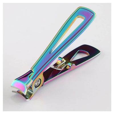 AMONG Manicure Kit Nail Clipper Set Men Wide Jaw Opening Extra Large Toenail Clippers Cutter for Thick Nails Heavy Duty Fingernail Clippers for Men Nail Clippers Kit (Color : B)