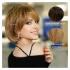 Human Hair Wig Short Wig Blonde Wig for Women Daily Party Synthetic Hair Wig with Heat Resistant Fiber Wig with Bangs Synthetic Wigs (Color : D-123-1) view 3