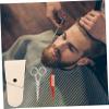 Didiseaon 2sets Beard Grooming Kit Comb Scissors for Eyebrows Nose Hair Mustache Beard Trimming view 3