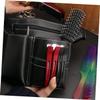 DOITOOL Hairdressing Waist Pouch for Stylists Barber Scissor Bag Large Capacity Pu Holder for Hair Tools Easy Access Tool Belt for Salon Professionals Black view 4