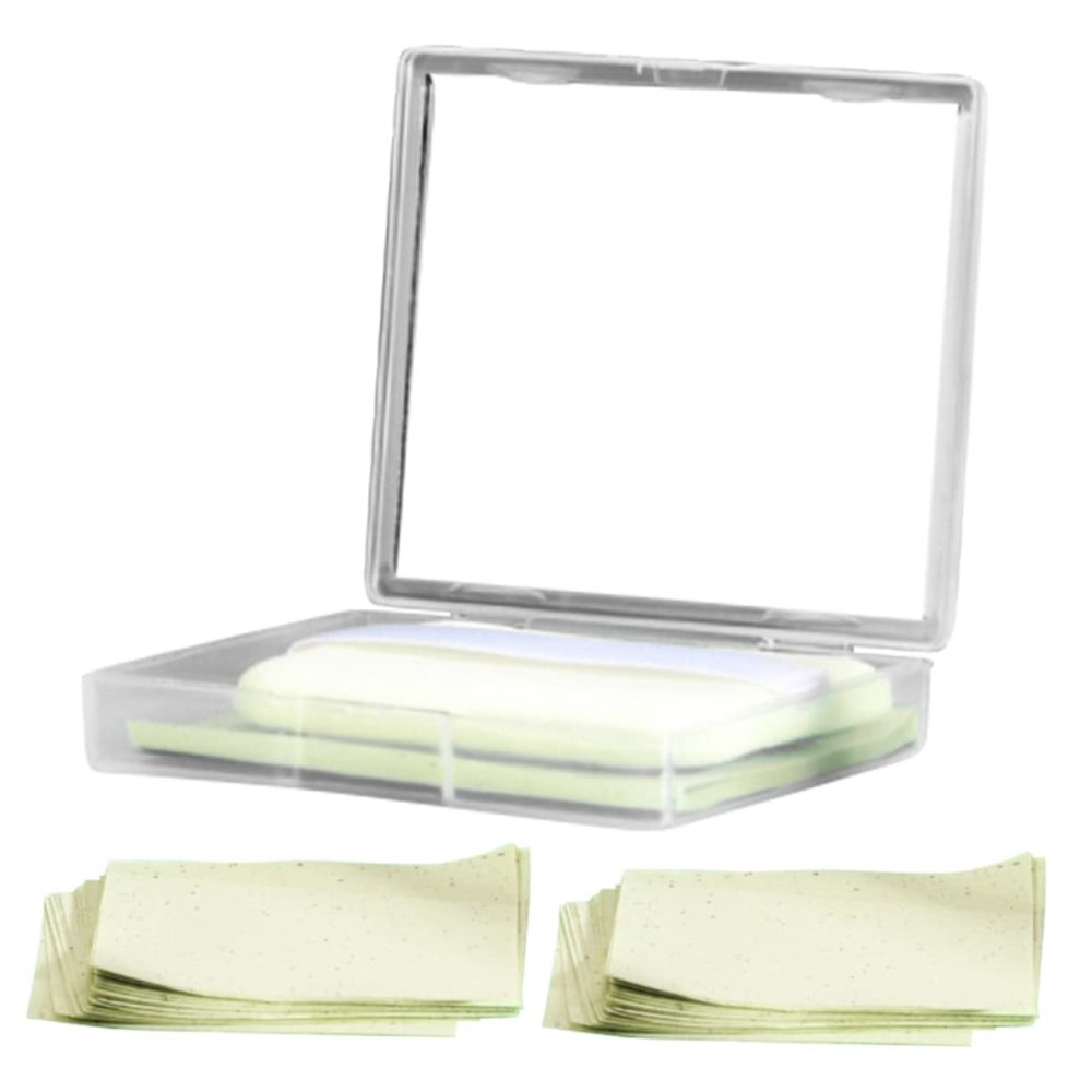 DOITOOL 1set Blotting Sheets for Oily Skin Face Absorbing Paper Mirror Control Shine and Reduce Pores Portable Blotting Paper for Daily Use