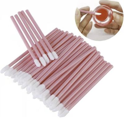 ELESDA 100PCS Lip Applicators Disposable, Lips Wands Lip Brush Applicator Lipstick Brush Lip Gloss Applicator Mascara Brush Makeup Tool