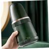 DOITOOL Cosmetic Brush Bucket Organizer Portable Makeup Brush Storage for Home Use Easy to Clean Eyeliners Sponges Lipsticks and More Elegant Green view 3