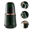 DOITOOL Cosmetic Brush Bucket Organizer Portable Makeup Brush Storage for Home Use Easy to Clean Eyeliners Sponges Lipsticks and More Elegant Green view 4