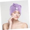 Angoily Fiber Drying Hair Turban Cap Lady Hair Drying Towel Absorbent Hair Towel view 3