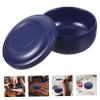 BIUDECO Men's Shaving Accessory Set: Shaving Bowl Soap Bowl and Brush Stainless Steel for Smooth Shave view 3