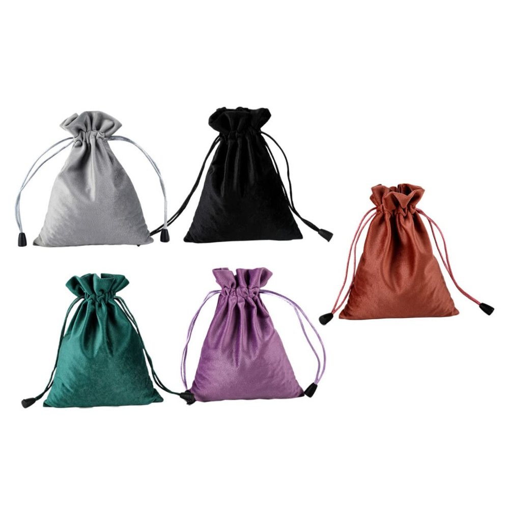 10 Pcs Velvet Jewelry Bag Travel Toiletry Bag Wedding Candy Drawstring Bags Sample Bag Perfume, As Shown, 18x14cm