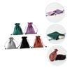 10 Pcs Velvet Jewelry Bag Travel Toiletry Bag Wedding Candy Drawstring Bags Sample Bag Perfume, As Shown, 18x14cm view 2