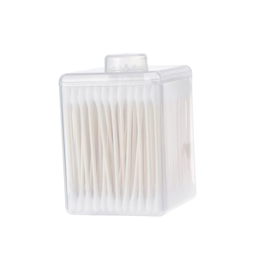 balacoo 400pcs Double-ended Cotton Swabs for Beauty Makeup Versatile Cleaning Tool for Makeup Application Care Ear Cleaning Cotton Material Sticks
