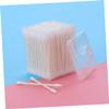 balacoo 400pcs Double-ended Cotton Swabs for Beauty Makeup Versatile Cleaning Tool for Makeup Application Care Ear Cleaning Cotton Material Sticks view 2