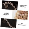 balacoo Luxurious Crystal Hair Comb Clip for Brides Elegant Bridal Headdress Accessory for Weddings Engagements and Special Events Stylish Women Hair Decoration view 2
