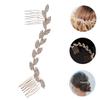 balacoo Luxurious Crystal Hair Comb Clip for Brides Elegant Bridal Headdress Accessory for Weddings Engagements and Special Events Stylish Women Hair Decoration view 3