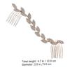 balacoo Luxurious Crystal Hair Comb Clip for Brides Elegant Bridal Headdress Accessory for Weddings Engagements and Special Events Stylish Women Hair Decoration view 4
