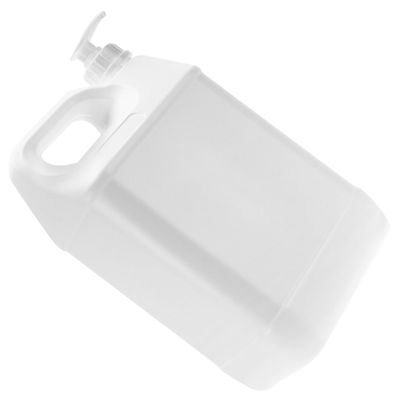 Housoutil Laundry Pump Dispenser 1 Gallon Square Bottle Refillable Sub Bottle for Shower Gel