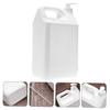 Housoutil Laundry Pump Dispenser 1 Gallon Square Bottle Refillable Sub Bottle for Shower Gel view 2