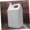 Housoutil Laundry Pump Dispenser 1 Gallon Square Bottle Refillable Sub Bottle for Shower Gel view 4