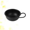 Didiseaon 3pcs Practical Metal Shaving Bowl for Men and Simple Design Shaving Soap Bowl for Home and Barber Shops view 2