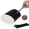 100PCS Lip Applicators Disposable, Lips Wands Lip Brush Applicator Lipstick Brush Lip Gloss Applicator Mascara Brush Makeup Tool, Black view 1