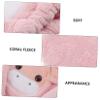 Angoily Kid Towels Cartoon Hat Miss Coral Quick Drying for Towels Head Bathing Soft Cloth Dry Wrapped Fleece view 4