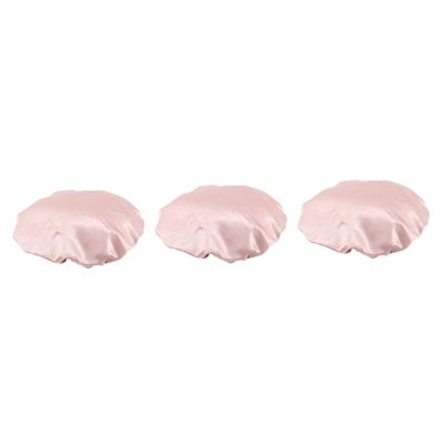 balacoo 3pcs Shower Hat for Women Soft Comfortable Eva Bathing Cap Elastic Fit Reusable for Spa Hair Protection Travel-friendly