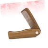 balacoo 2pcs Travel-sized Natural Hair Brush Combs Curly Hair Mustache Beard Boys and Girls Gentle Comb for Scalp Travel Mustache view 4