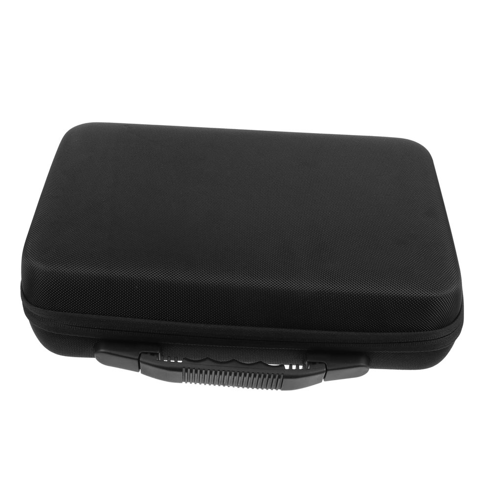 Angoily Essential Oil Storage Pouch Travel Essential Oil Case 60 Slots Compact Holder for 5ml/10ml Bottles, Black, 31x20cm, Modern