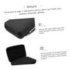 Angoily Essential Oil Storage Pouch Travel Essential Oil Case 60 Slots Compact Holder for 5ml/10ml Bottles, Black, 31x20cm, Modern view 2