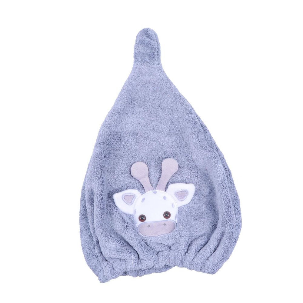 Angoily Cartoon Pattern Hair Hat for Drying Fast Drying Towel Cap for Women Soft Fleece