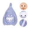 Angoily Cartoon Pattern Hair Hat for Drying Fast Drying Towel Cap for Women Soft Fleece view 4