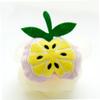 balacoo 6pcs Fruit Shaped Bath Exfoliating Mesh Poufs for and Lathering for Shower and Bath Use Portable Bathing Supplies Comfortable Texture view 3