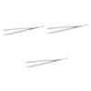 balacoo 3pcs Stainless Steel Eyebrow Tweezers Multi-functional Eyebrow Clip for Precision Grooming Lightweight Design for Beauty Tool for Men and Women Silver view 1