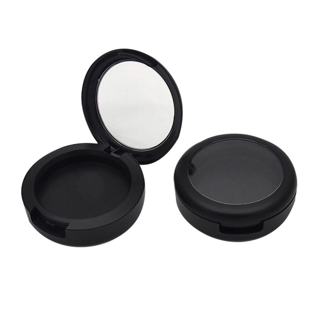 balacoo 2pcs Eyeshadow Lotion Makeup Container Small Makeup Organizer Travel Containers for Creams Travel Bottles for Cosmetics Travel Bottles for Creams Cream Bottles Eye Shadow Highlight, Black